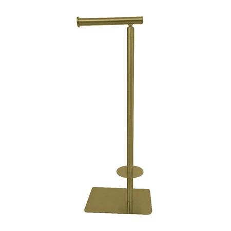 Kingston Brass CC8007 Freestanding Toilet Paper Holder, Brushed Brass CC8007